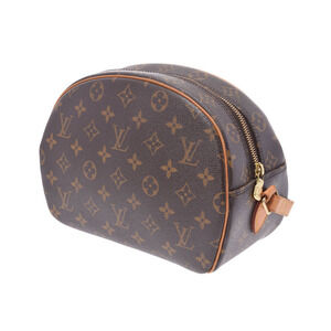 Louis Vuitton Blois Shoulder Leather Bag Monogram Brown